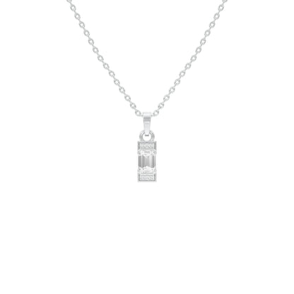 Emerald Drop Diamond Pendant