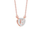 Cupid's Glow Diamond Pendant 18 KT / Rose Gold