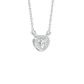 Cupid's Glow Diamond Pendant 18 KT / White Gold