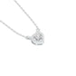 Cupid's Glow Diamond Pendant 18 KT / White Gold