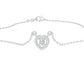 Cupid's Glow Diamond Pendant 18 KT / White Gold