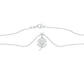 Cosmic Mist Diamond Pendant 18 KT / White Gold