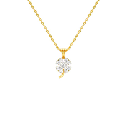 Cosmic Mist Diamond Pendant 18 KT / Yellow Gold
