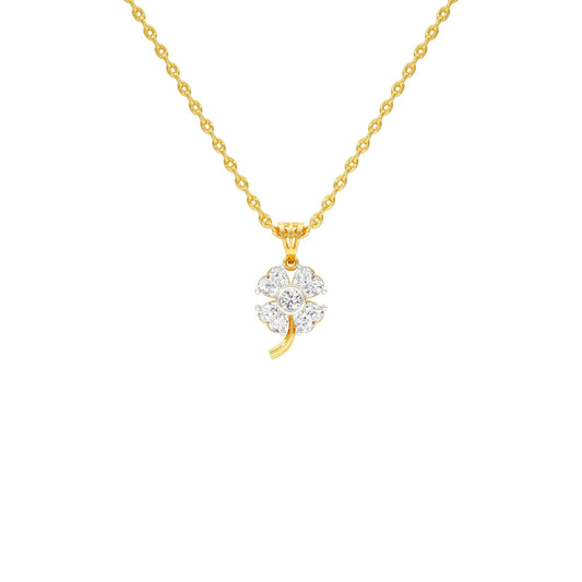 Cosmic Mist Diamond Pendant 18 KT / Yellow Gold