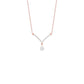 Moonkissed Drop Diamond Pendant 18 KT / Rose Gold