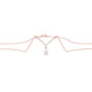 Moonkissed Drop Diamond Pendant 18 KT / Rose Gold