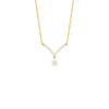 Moonkissed Drop Diamond Pendant 18 KT / Yellow Gold