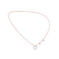 Mini Heart Diamond Pendant 18 KT / Rose Gold