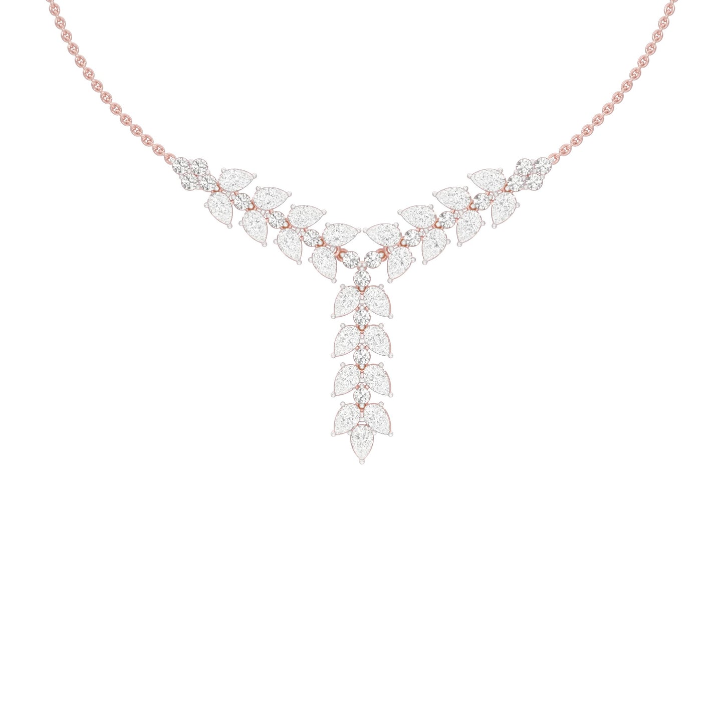 Vinefall Diamond Pendant 18 KT / Rose Gold