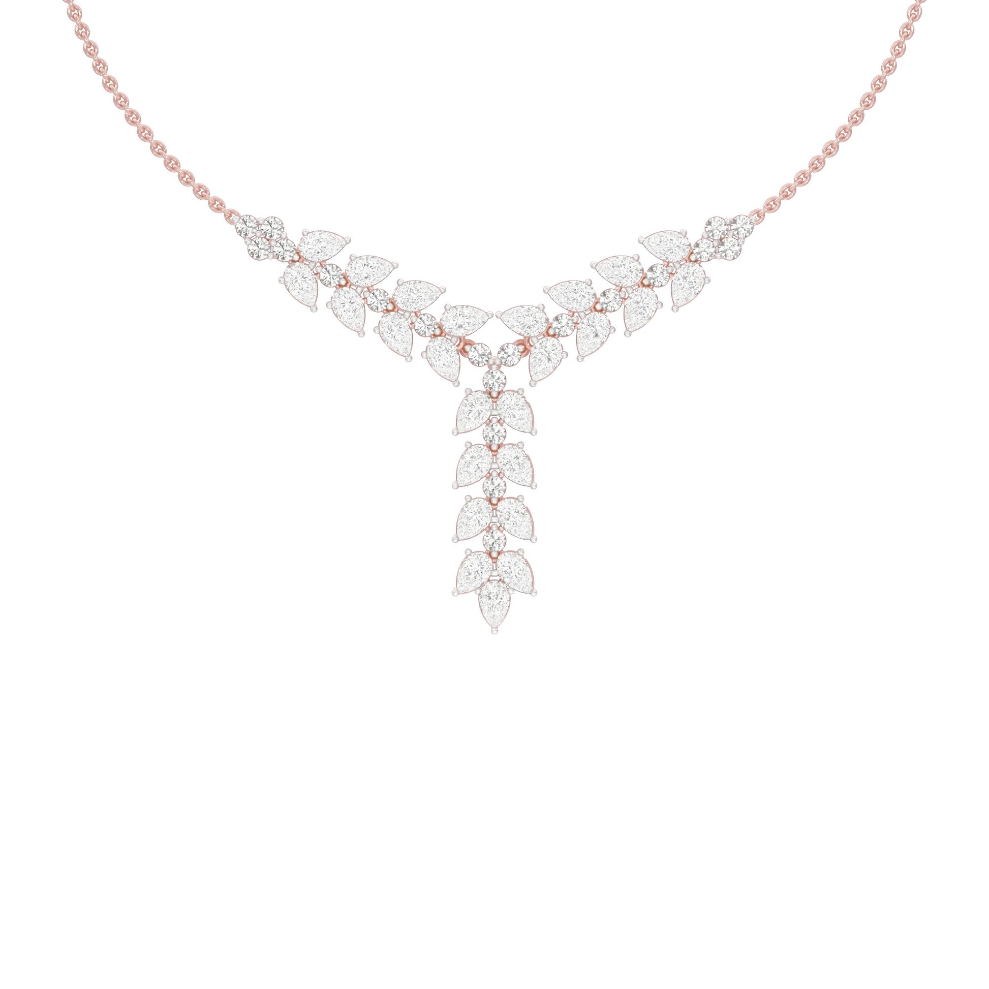 Vinefall Diamond Pendant 18 KT / Rose Gold