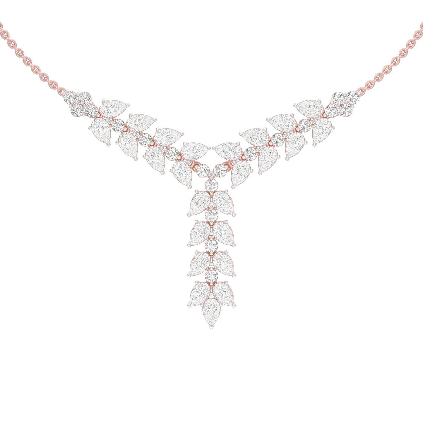 Vinefall Diamond Pendant 18 KT / Rose Gold