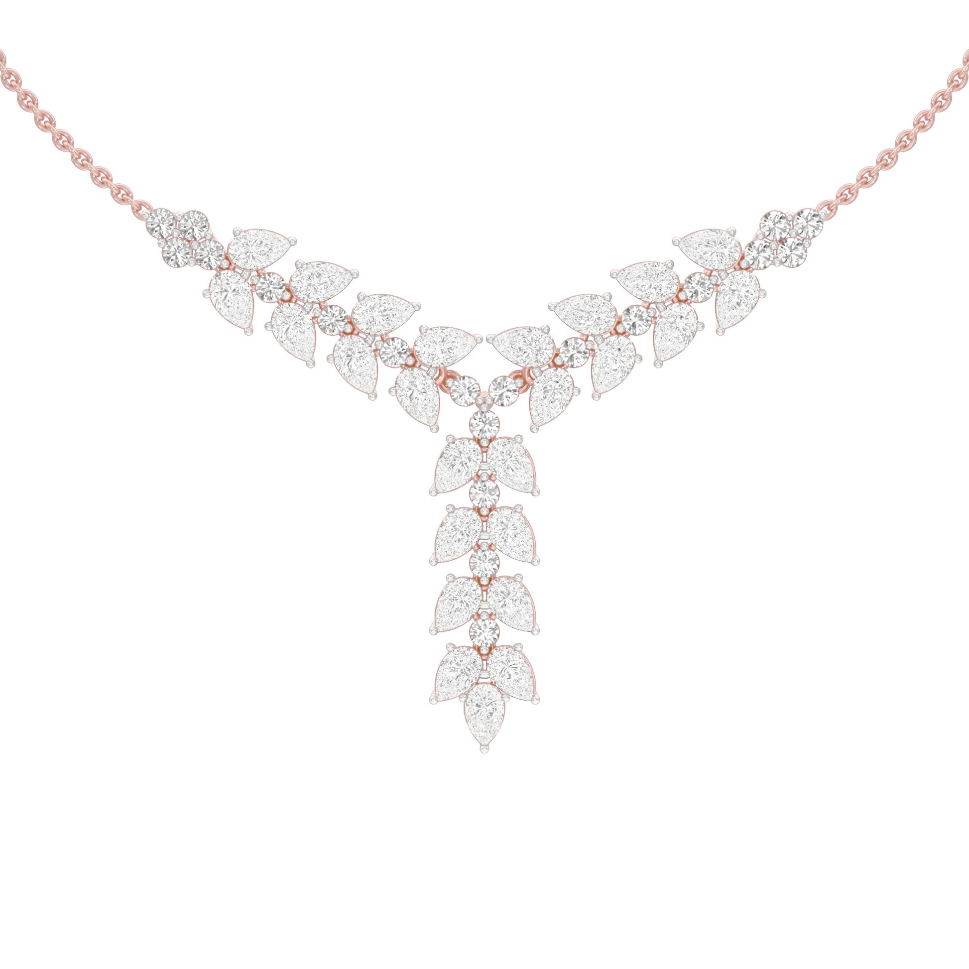 Vinefall Diamond Pendant 18 KT / Rose Gold