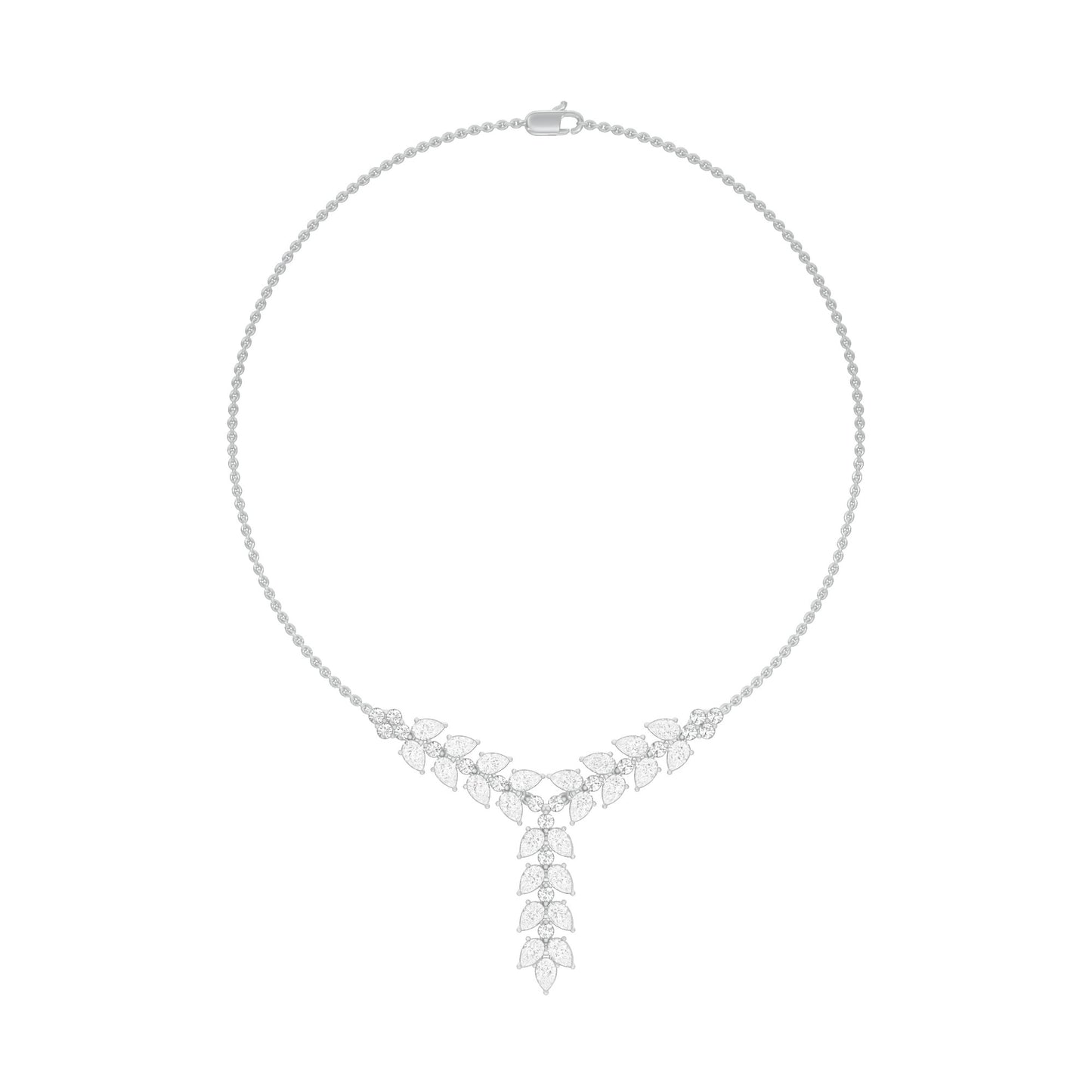 Vinefall Diamond Pendant 18 KT / White Gold