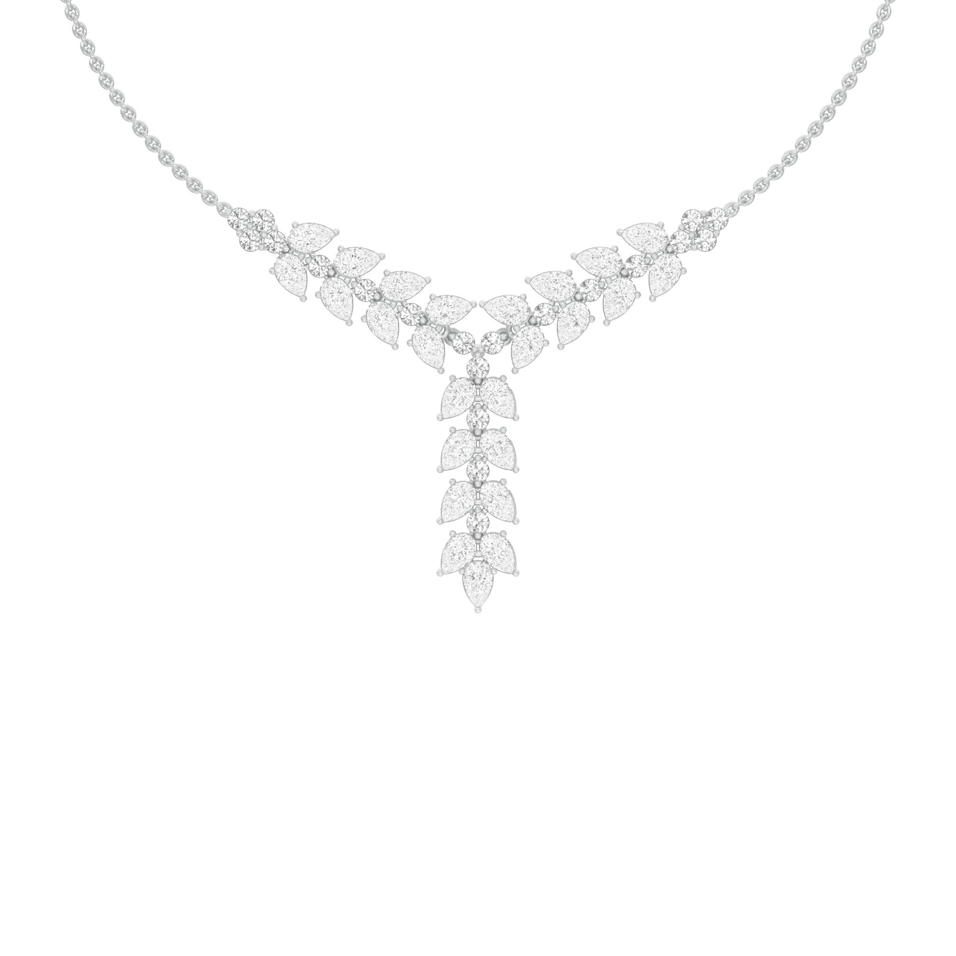 Vinefall Diamond Pendant 18 KT / White Gold