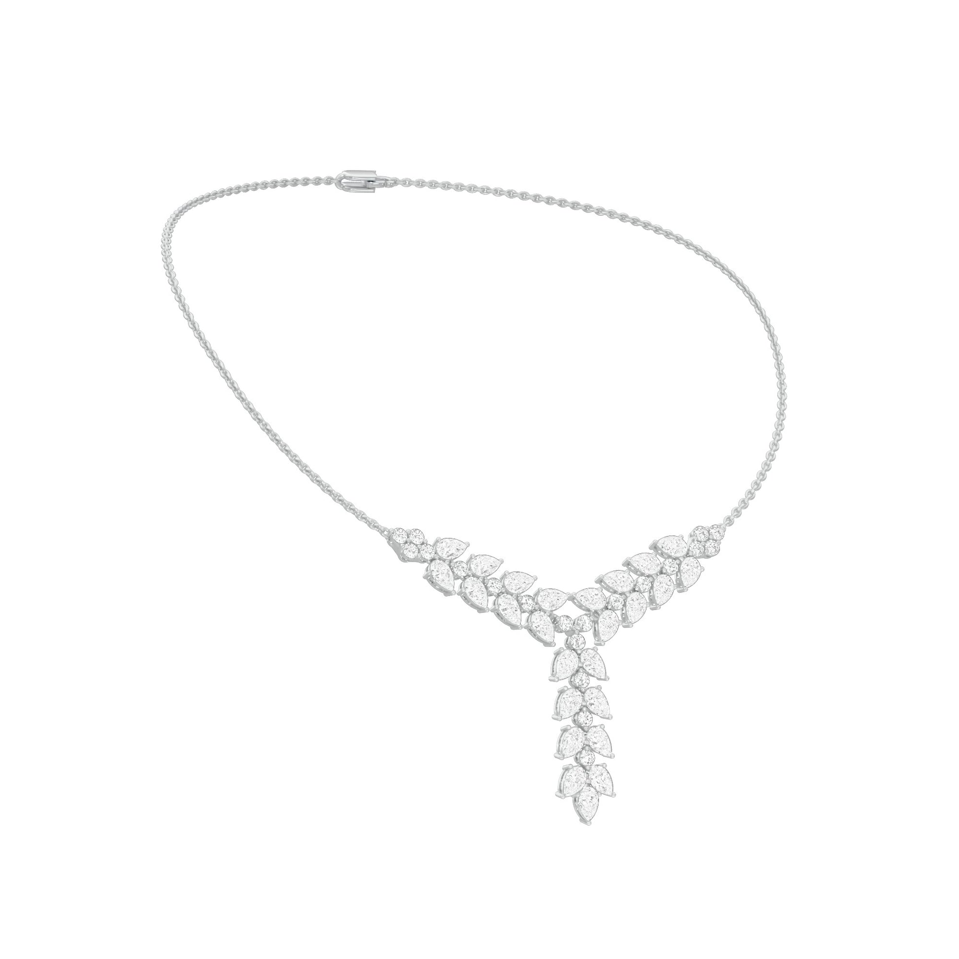 Vinefall Diamond Pendant 18 KT / White Gold