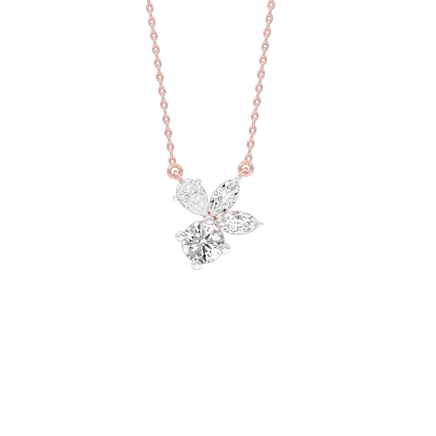 Little Lumen Diamond Pendant 18 KT / Rose Gold
