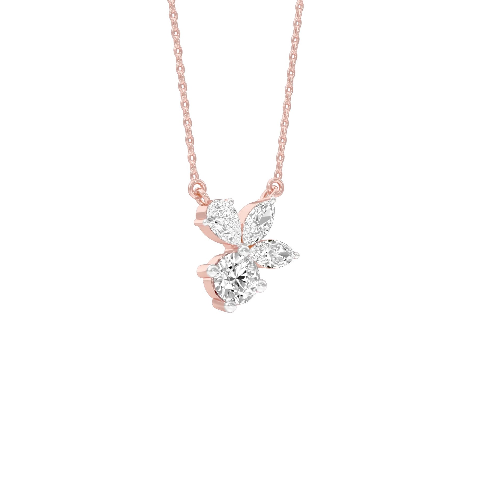 Little Lumen Diamond Pendant 18 KT / Rose Gold