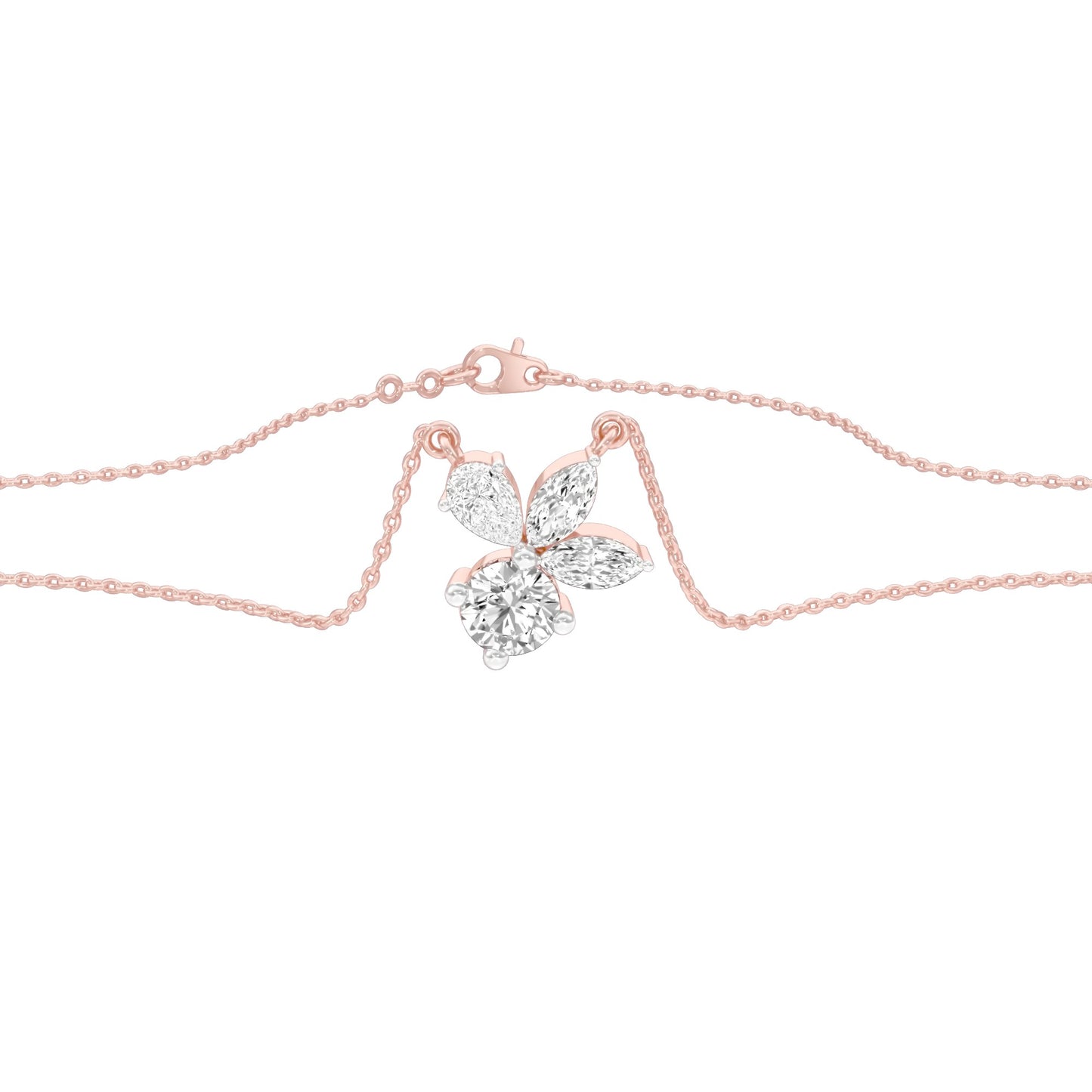 Little Lumen Diamond Pendant 18 KT / Rose Gold