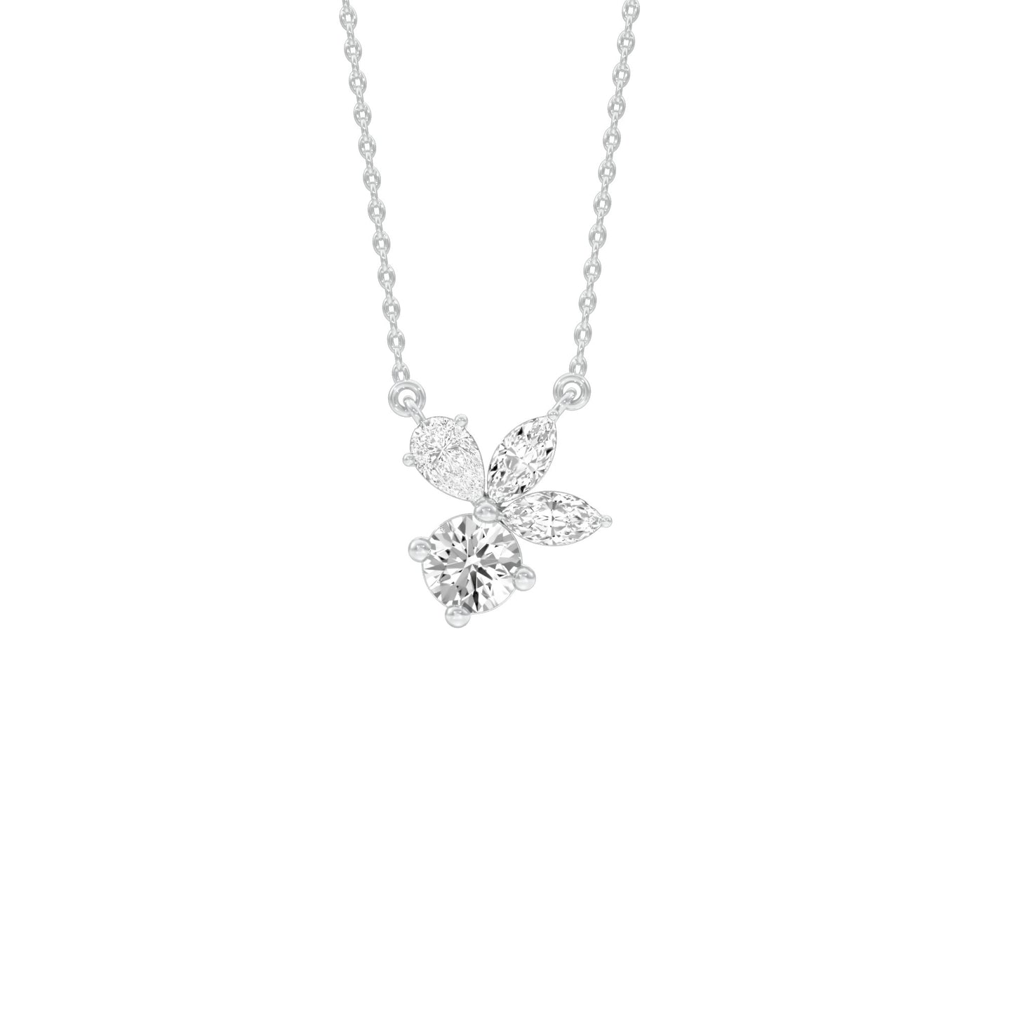 Little Lumen Diamond Pendant 18 KT / White Gold