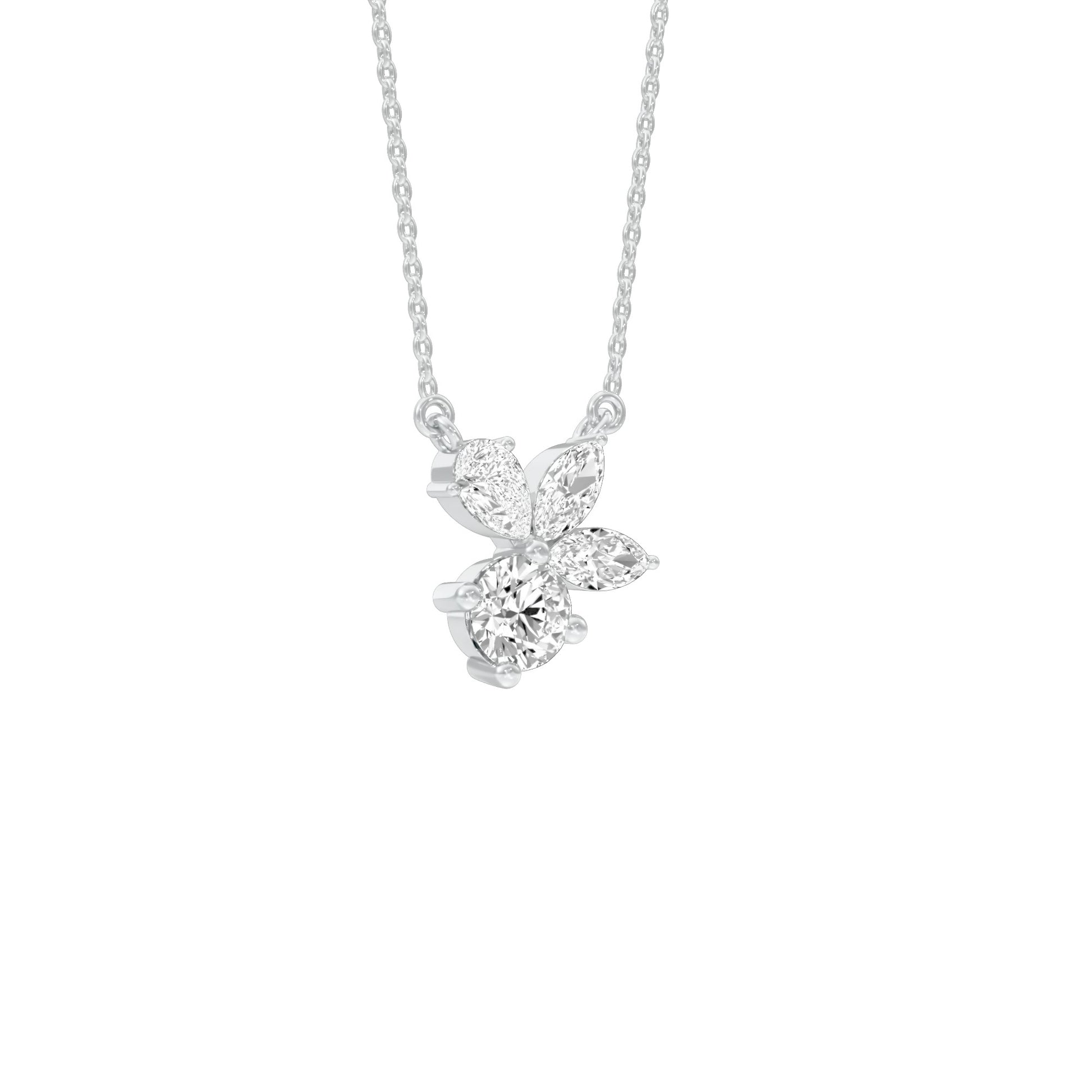 Little Lumen Diamond Pendant 18 KT / White Gold