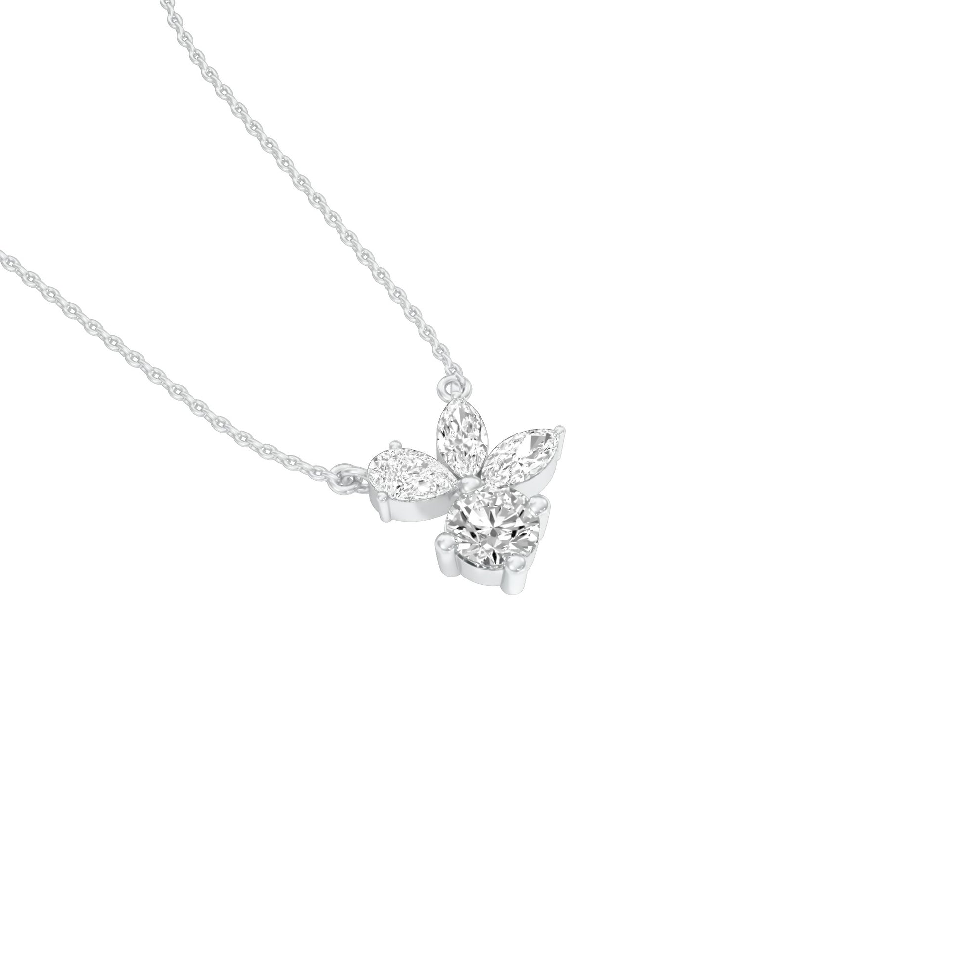 Little Lumen Diamond Pendant 18 KT / White Gold