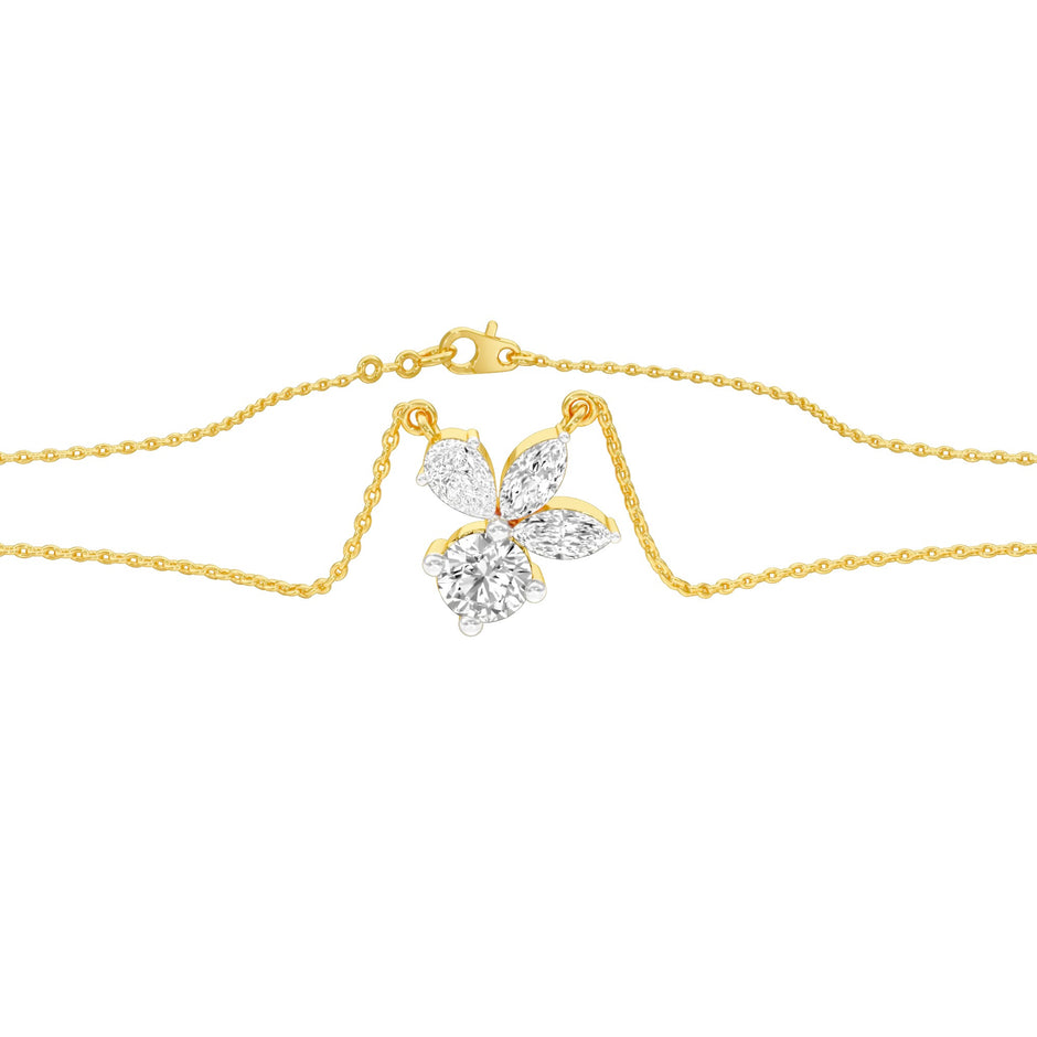 Little Lumen Diamond Pendant 18 KT / Yellow Gold