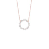 Fancy Wreath Diamond Pendant 18 KT / Rose Gold