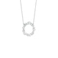 Fancy Wreath Diamond Pendant 18 KT / White Gold