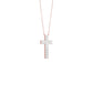 Eternal Cross Diamond Pendant 18 KT / Rose Gold