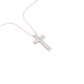 Eternal Cross Diamond Pendant 18 KT / Rose Gold
