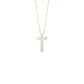 Eternal Cross Diamond Pendant 18 KT / Yellow Gold
