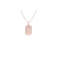 Aura Panel Diamond Pendant 18 KT / Rose Gold