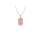 Aura Panel Diamond Pendant 18 KT / Rose Gold