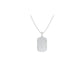 Aura Panel Diamond Pendant 18 KT / White Gold