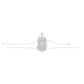 Aura Panel Diamond Pendant 18 KT / White Gold