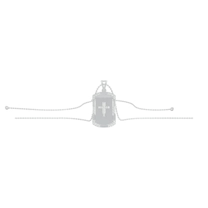 Aura Panel Diamond Pendant 18 KT / White Gold