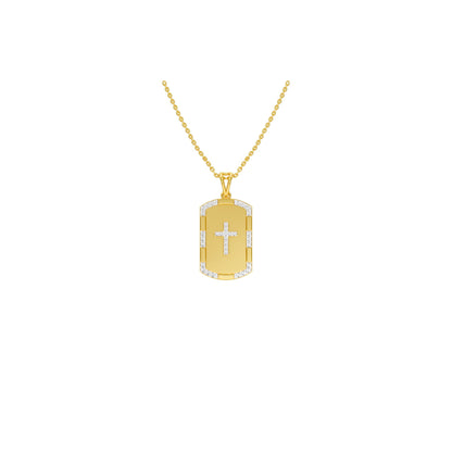 Aura Panel Diamond Pendant 18 KT / Yellow Gold