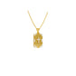Aura Panel Diamond Pendant 18 KT / Yellow Gold
