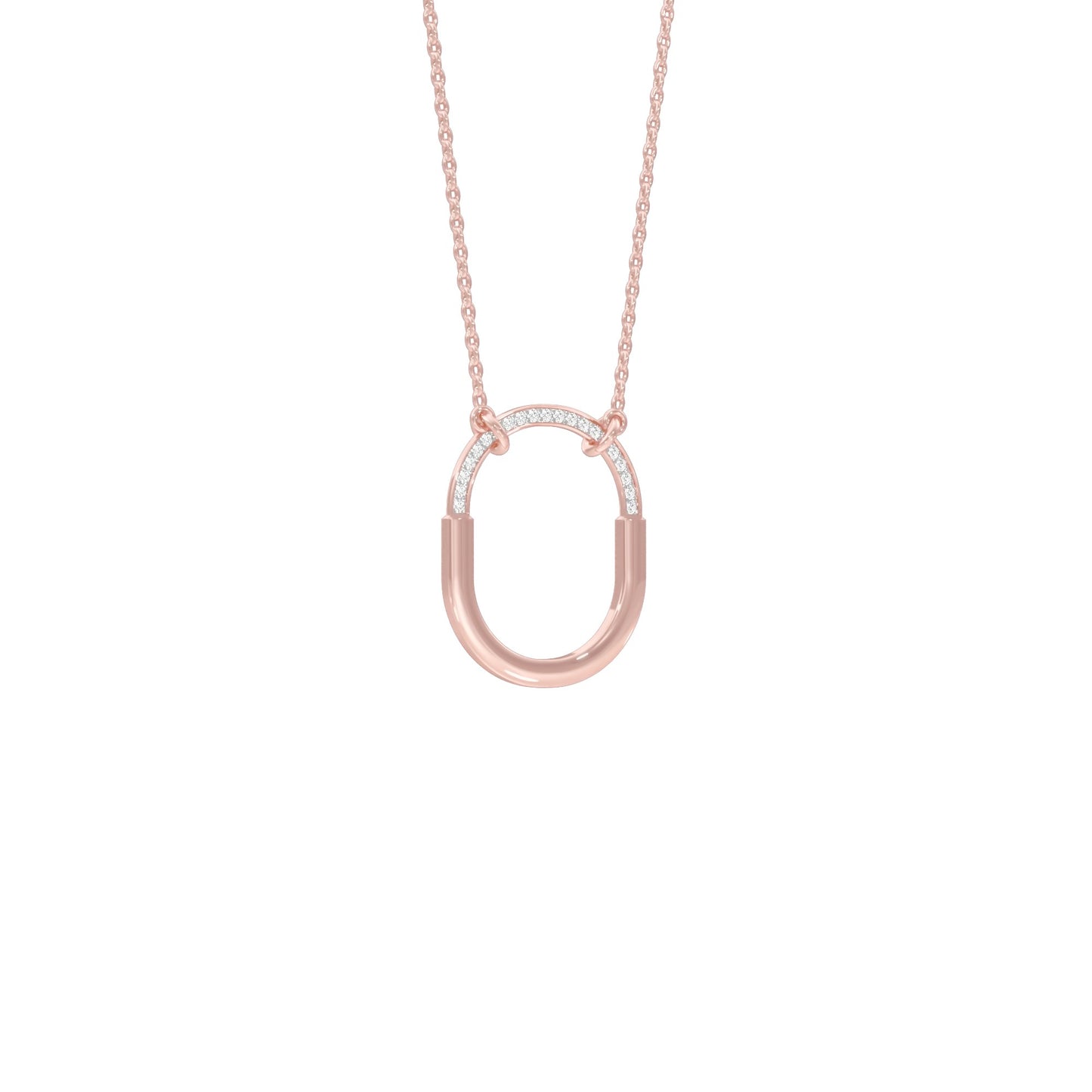 Circa Glow Diamond Pendant 18 KT / Rose Gold