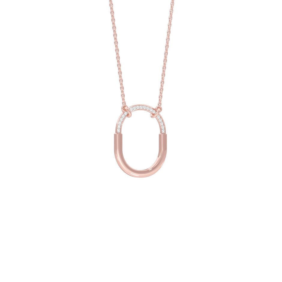 Circa Glow Diamond Pendant 18 KT / Rose Gold