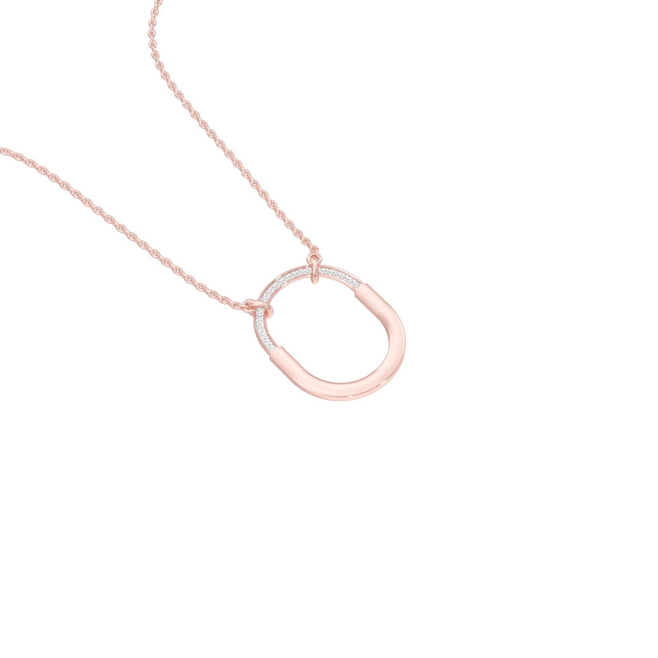Circa Glow Diamond Pendant 18 KT / Rose Gold