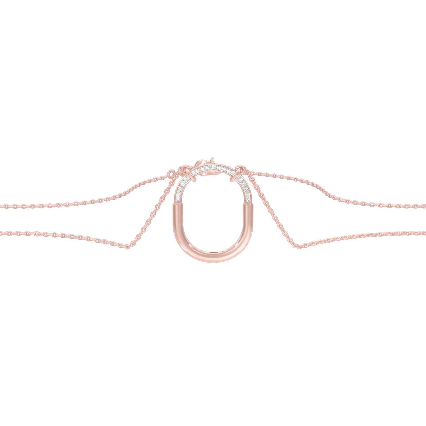 Circa Glow Diamond Pendant 18 KT / Rose Gold