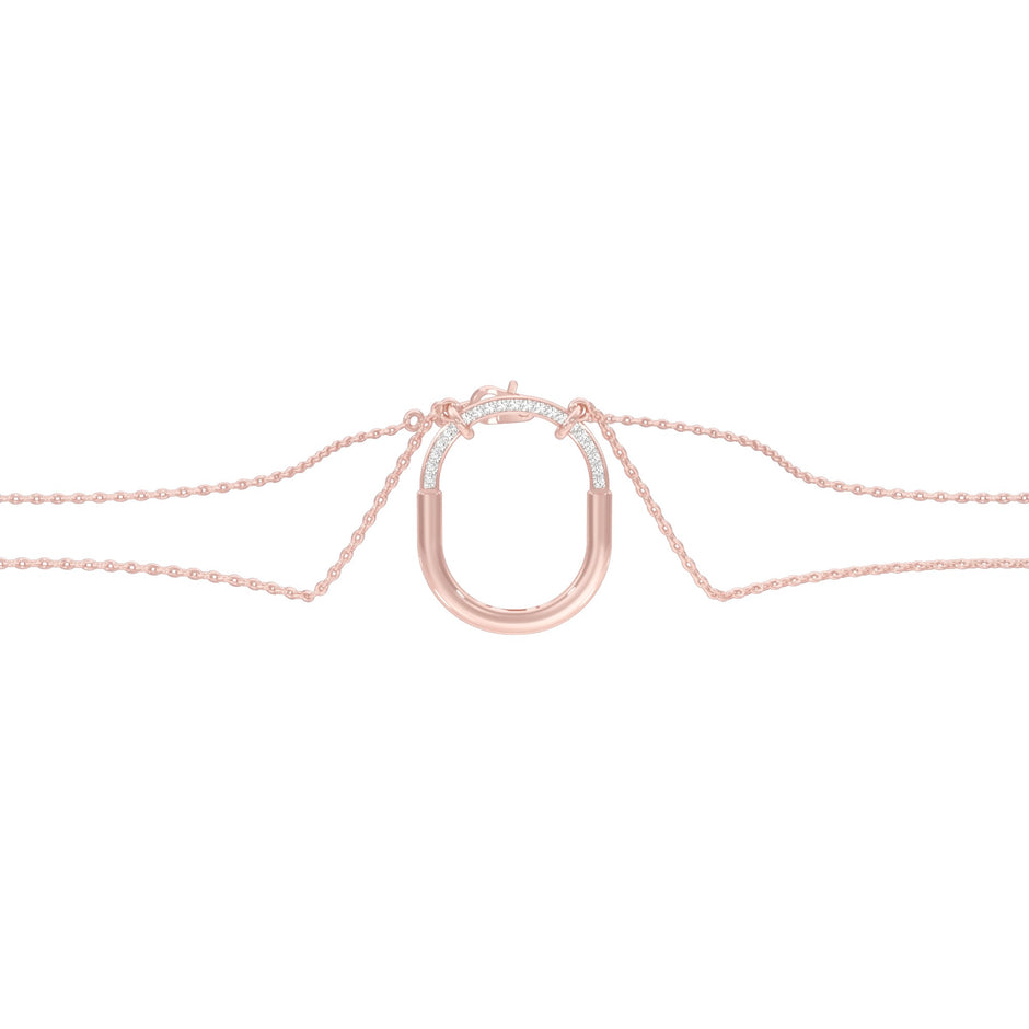 Circa Glow Diamond Pendant 18 KT / Rose Gold