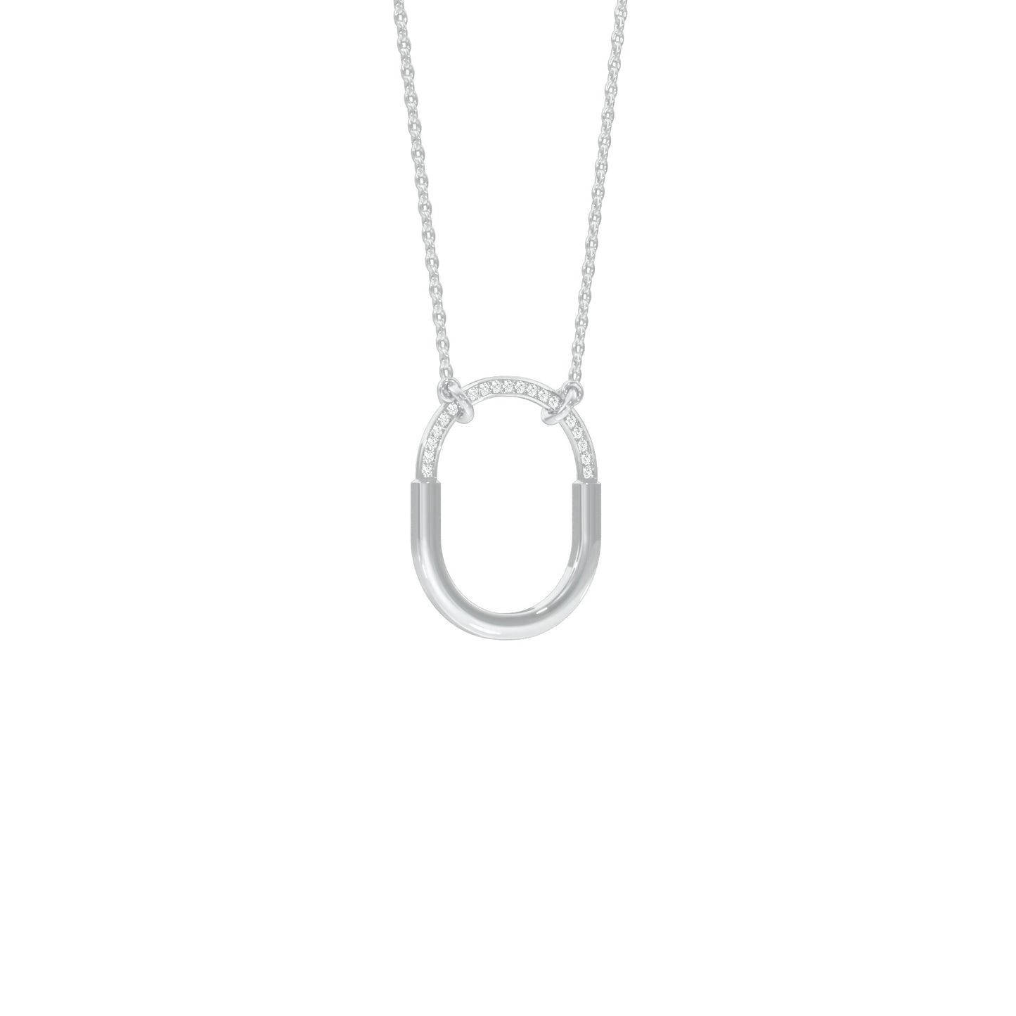 Circa Glow Diamond Pendant 18 KT / White Gold