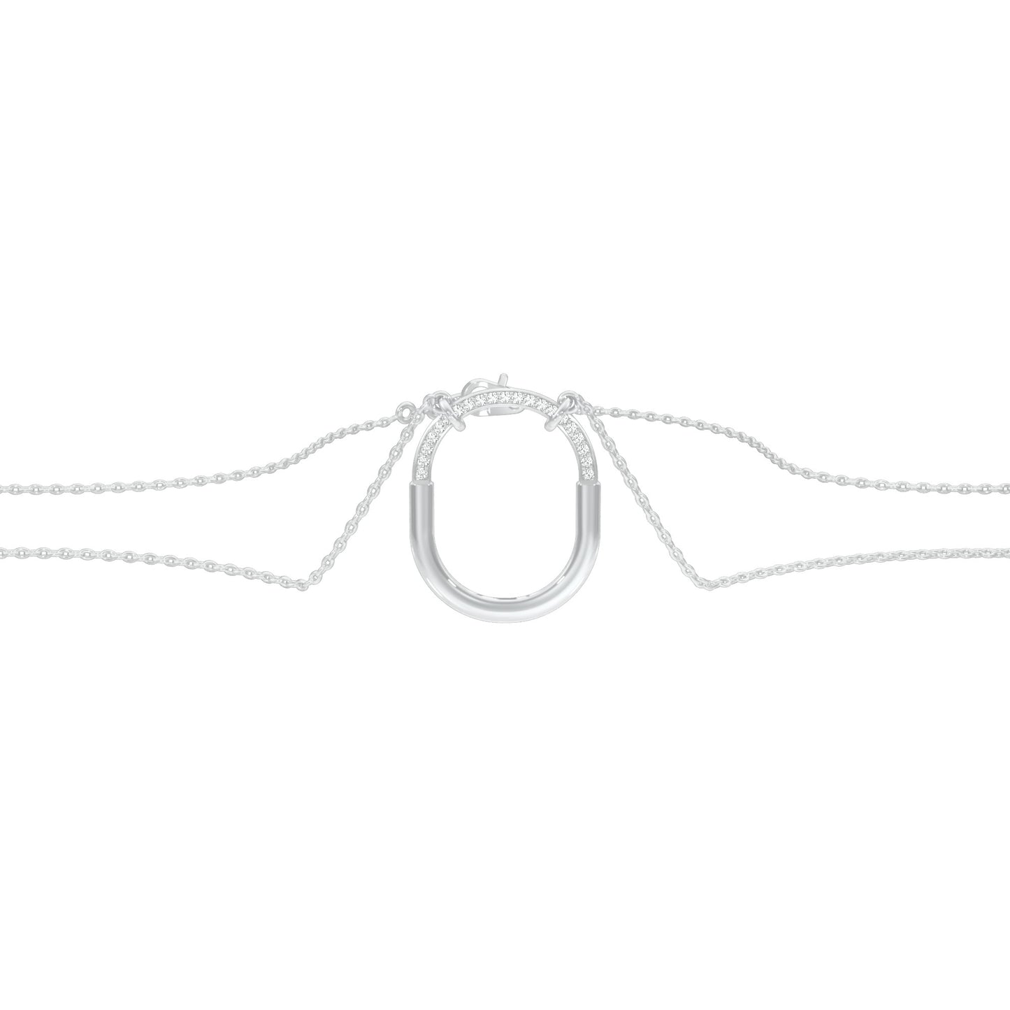 Circa Glow Diamond Pendant 18 KT / White Gold