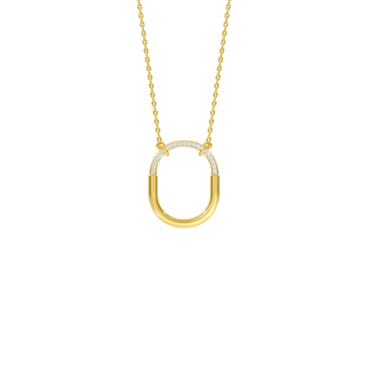 Circa Glow Diamond Pendant 18 KT / Yellow Gold