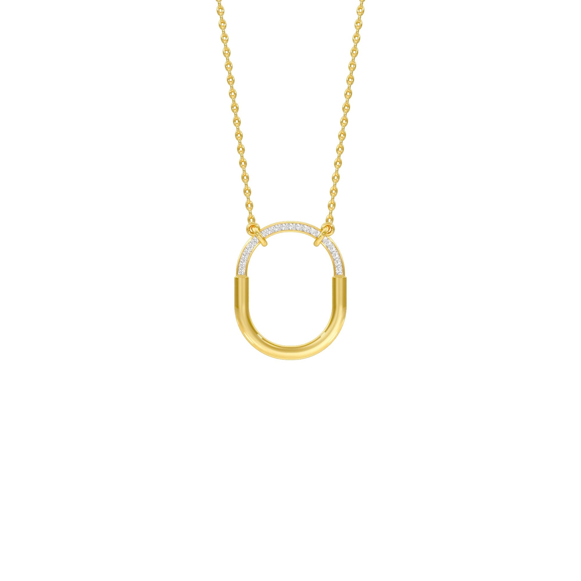 Circa Glow Diamond Pendant 18 KT / Yellow Gold