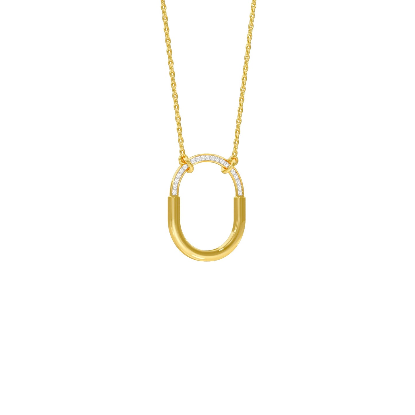 Circa Glow Diamond Pendant 18 KT / Yellow Gold