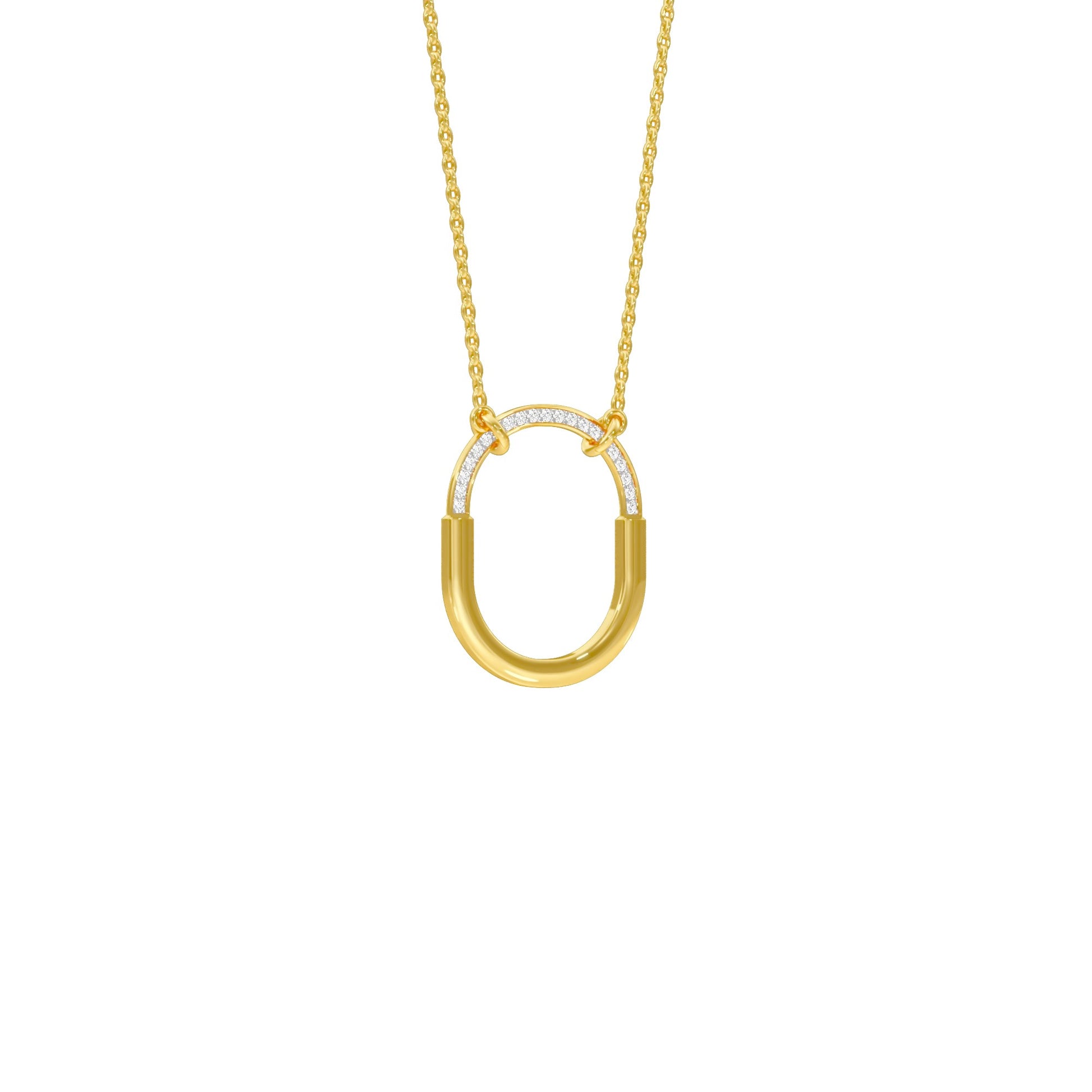Circa Glow Diamond Pendant 18 KT / Yellow Gold