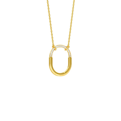 Circa Glow Diamond Pendant 18 KT / Yellow Gold